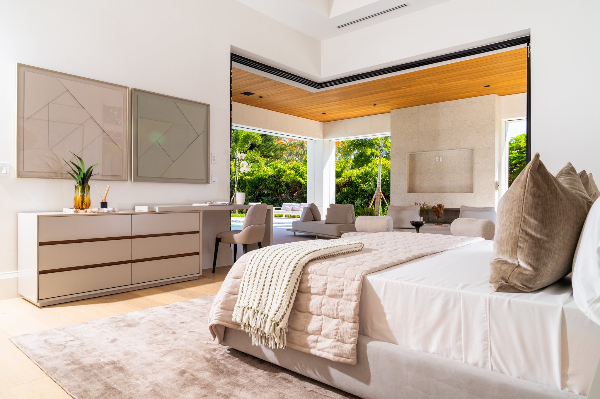 Luxury real estate bedroom interior